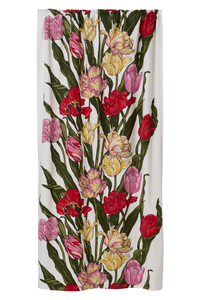 109008-8001; Vallila Kukoistus-verho Monivärinen-valkoinen / 140x250 cm 