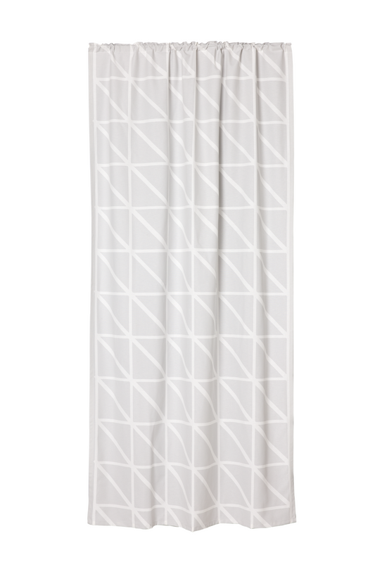 107211-3; Vallila Lucina-verho Harmaa / 140x250 cm 