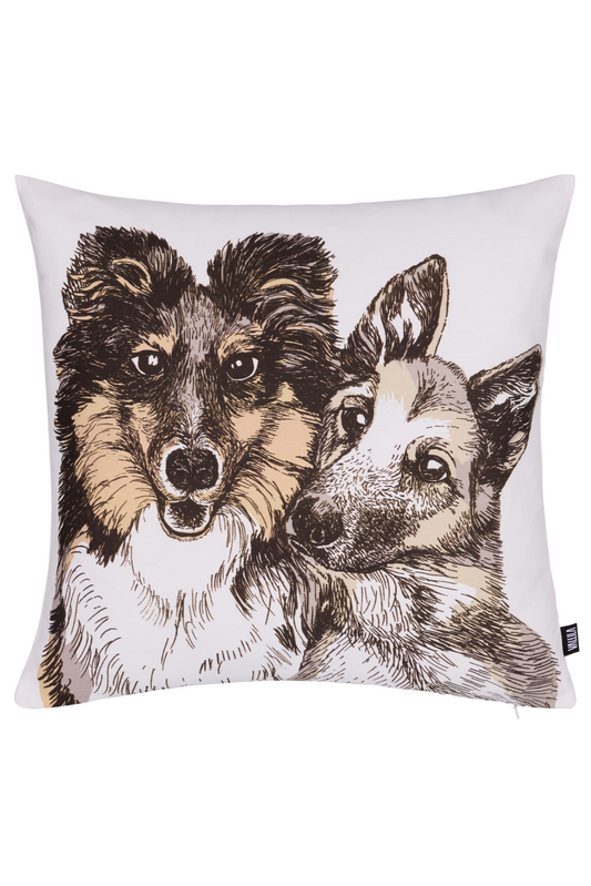 108838-1000; Vallila Ystävykset-koristetyynynpäällinen Beige / 43x43 cm