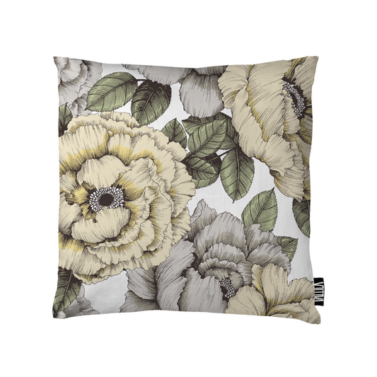 108506-2172; Vallila Alma-koristetyynynpäällinen Keltainen-vihreä / 43x43 cm 