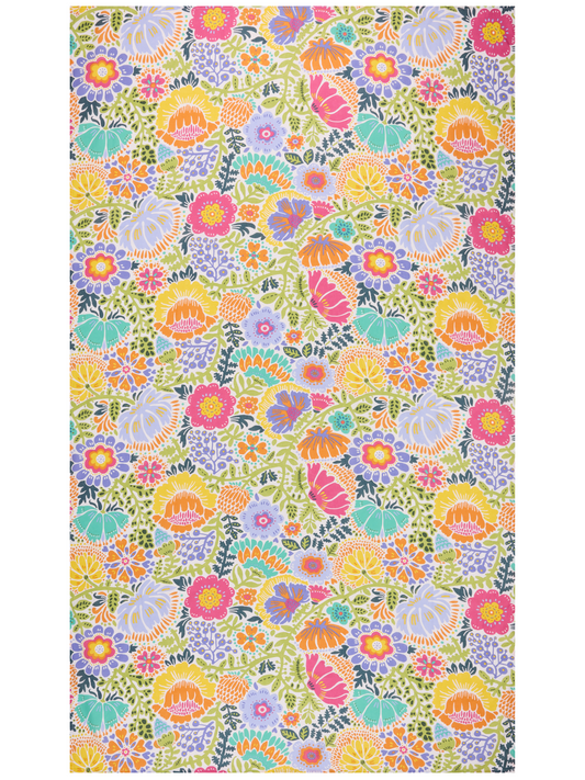108873-8000; Vallila Helka-pöytäliina Monivärinen / 140x250 cm 