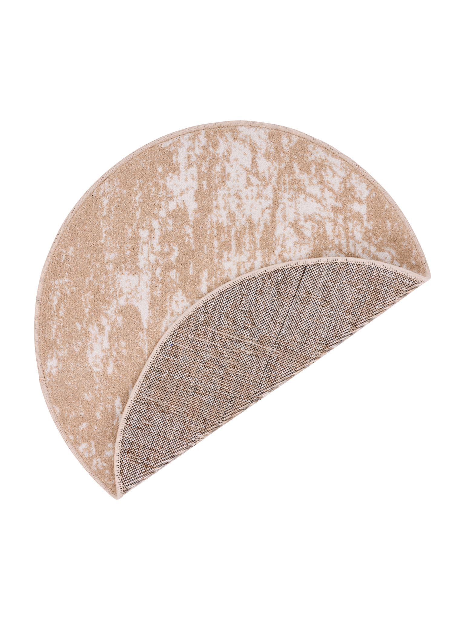 108891-1002_2; Vallila Hiekka-matto Beige-valkoinen / Ø80 cm 