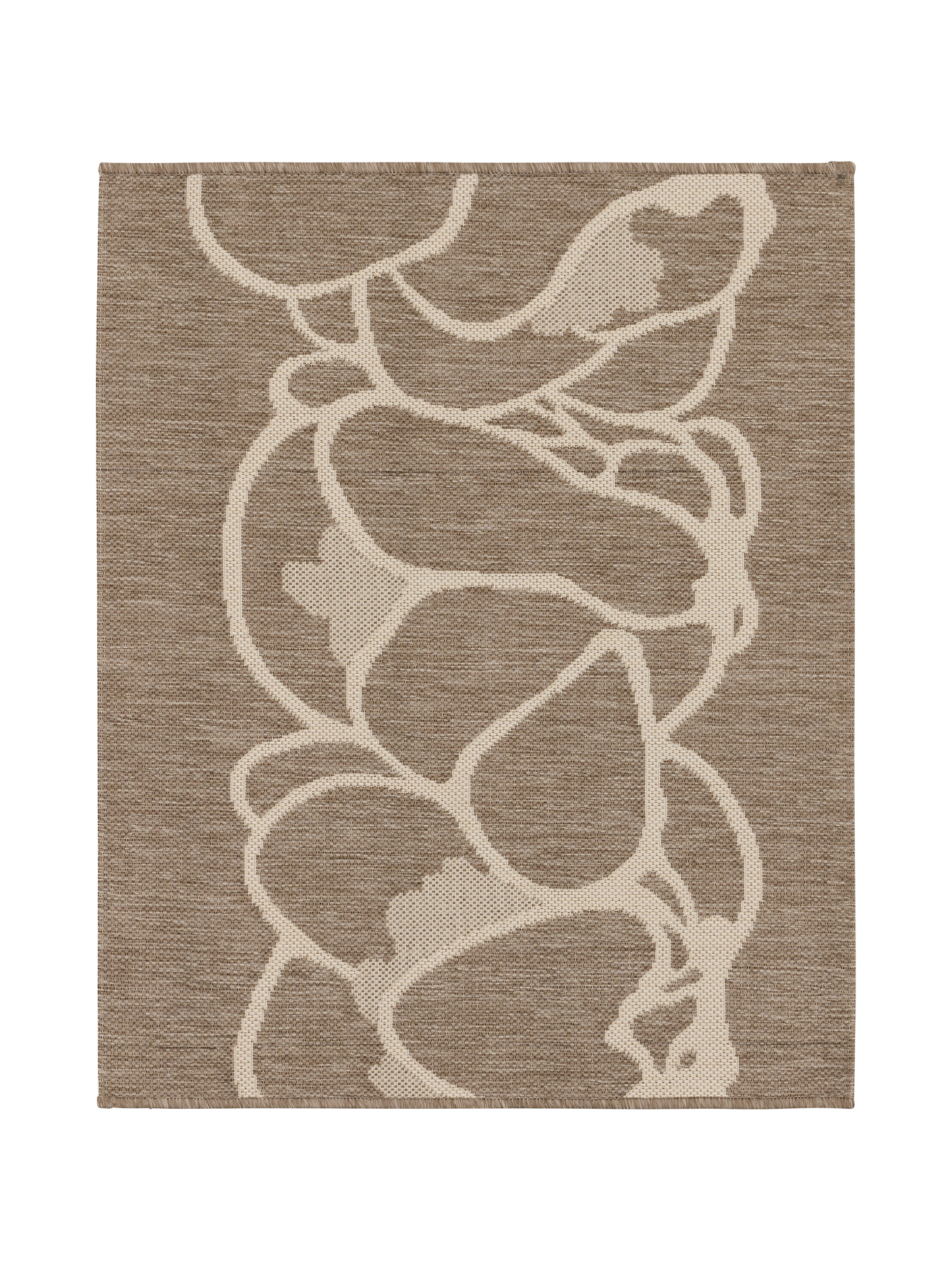 108294-1001; Vallila Makeba-käytävämatto Beige-valkoinen / 100x80 cm 