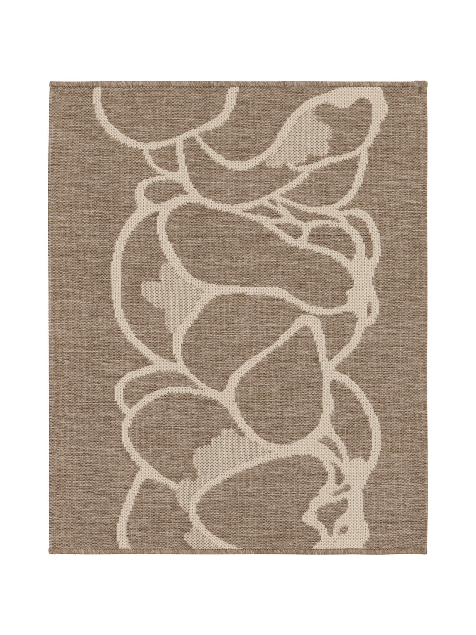 108294-1001; Vallila Makeba-käytävämatto Beige-valkoinen / 100x80 cm 