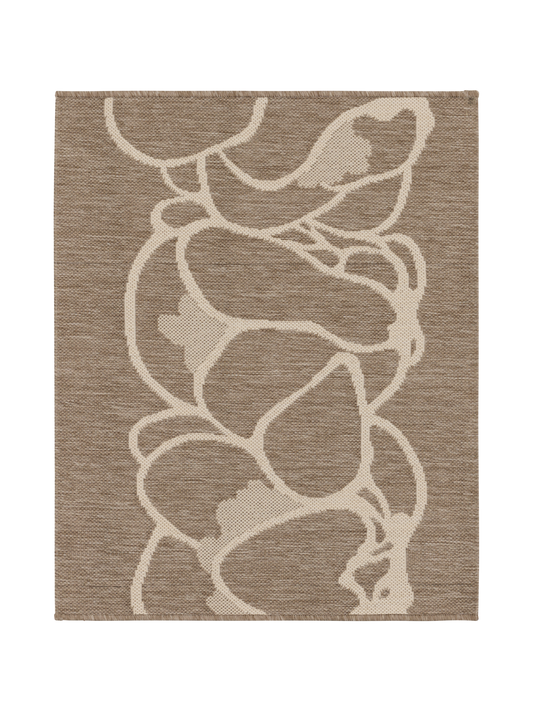 108294-1001; Vallila Makeba-käytävämatto Beige-valkoinen / 100x80 cm 