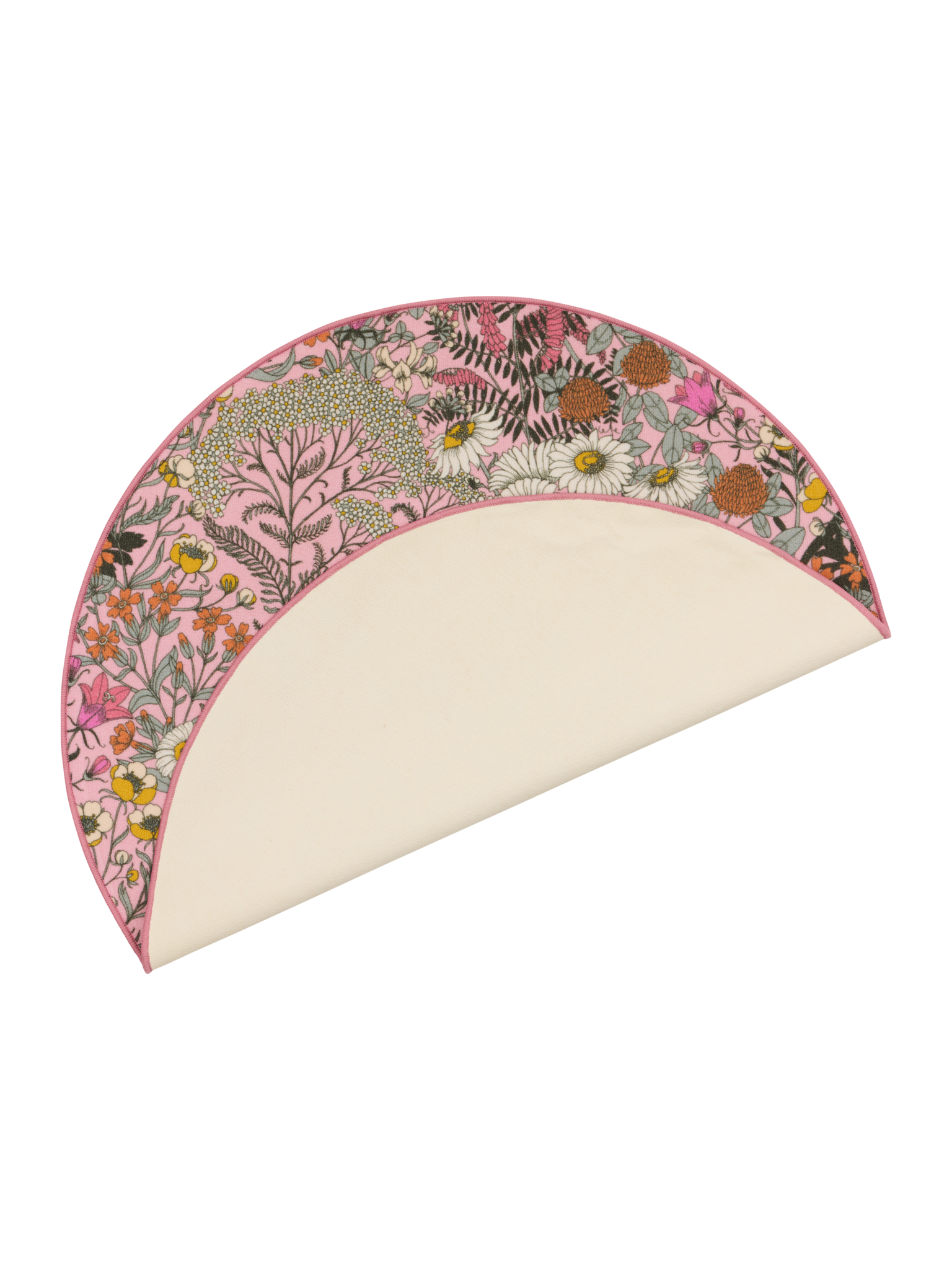 109076-4100_2; Vallila Ahomaa-matto Pinkki / Ø133 cm 