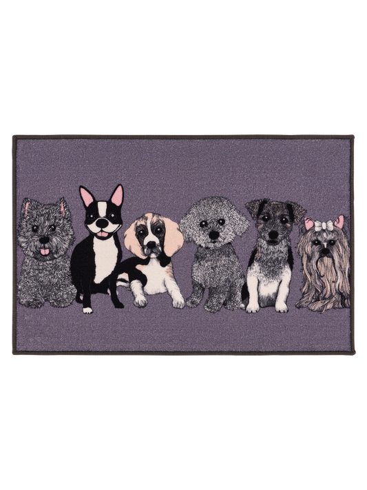 108994-9800; Vallila Doggies-kynnysmatto Tummanharmaa / 50x80 cm 