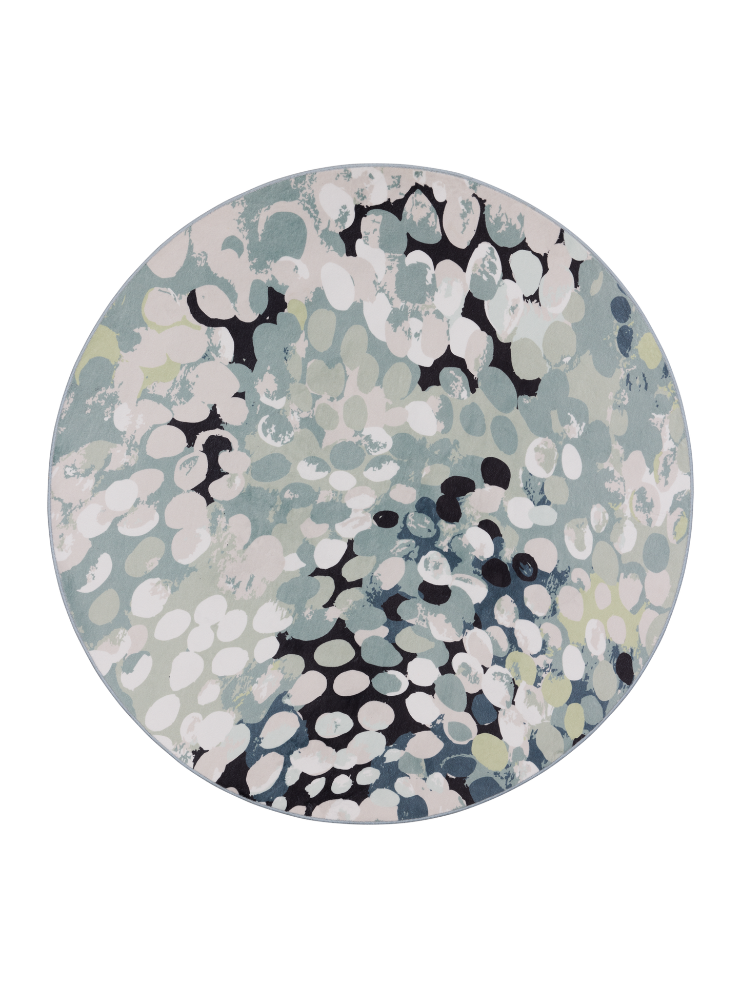 109104-7710; Vallila Puhuri-matto Salvianvihreä / Ø120 cm 