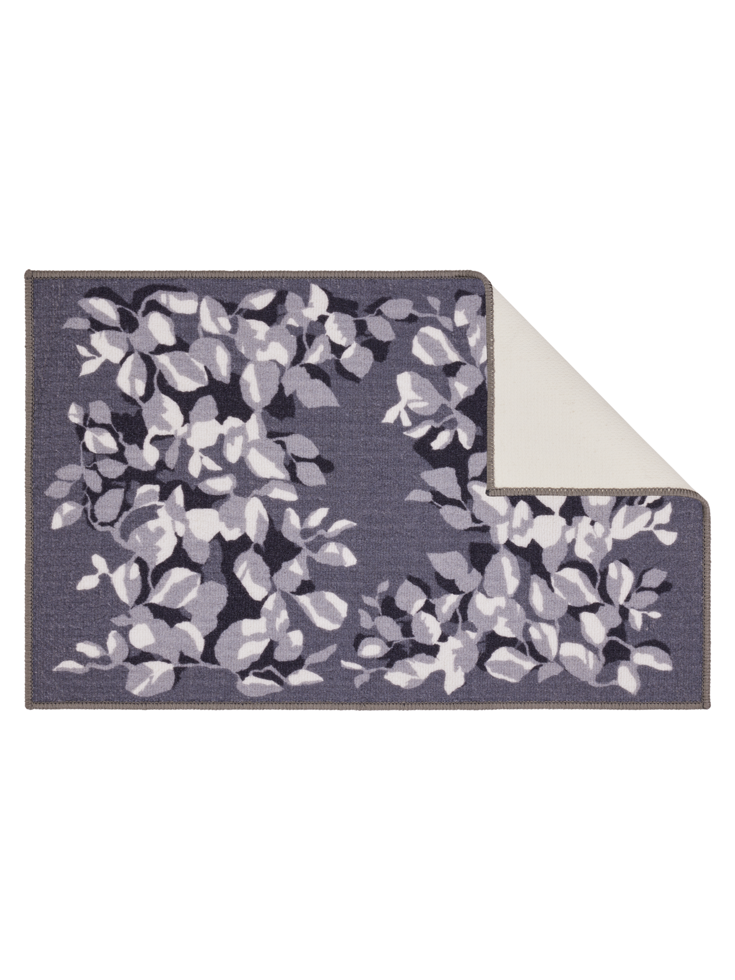 108467-9400_2; Vallila Kranssi-kynnysmatto Harmaa / 50x80 cm 