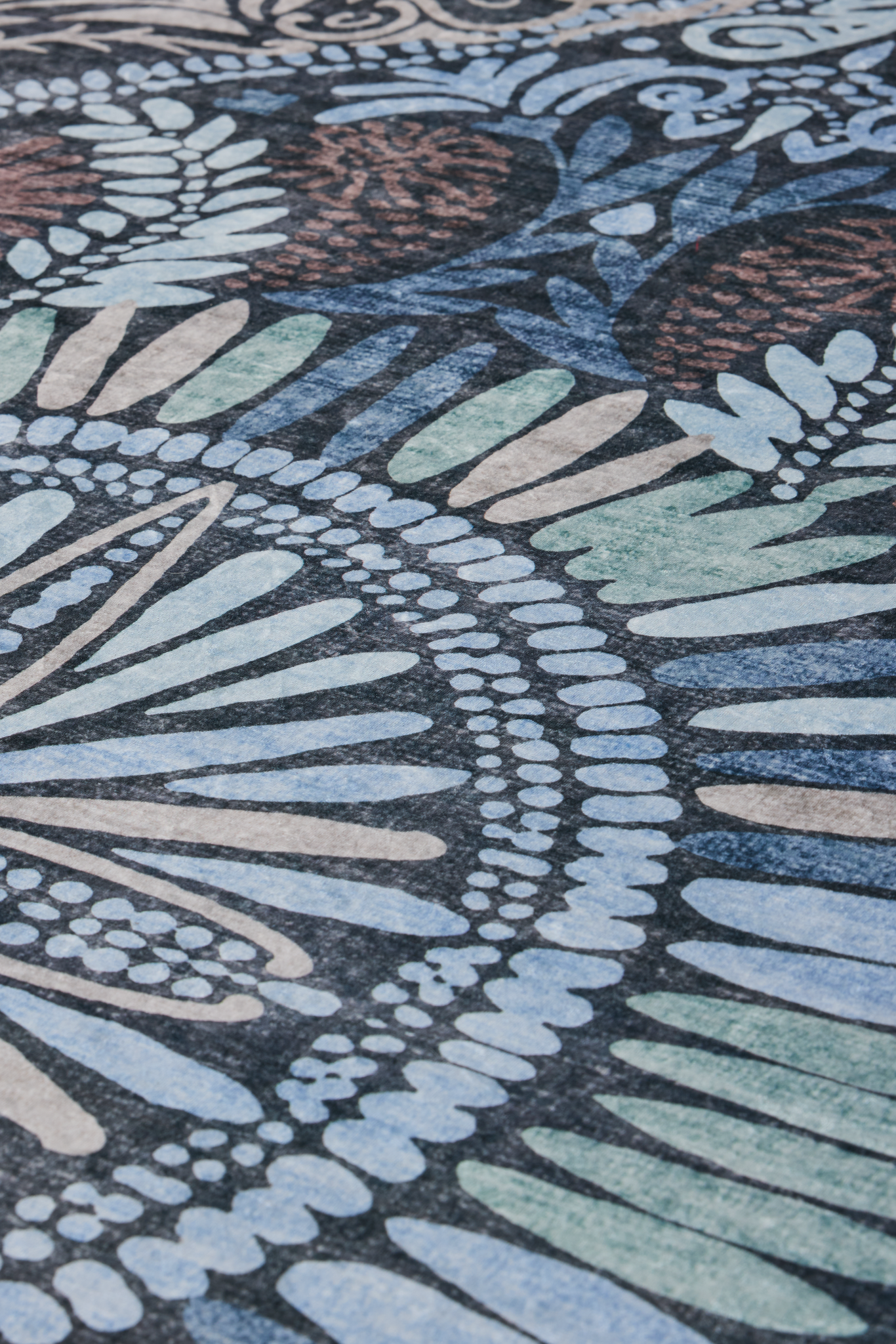 109338-9760_3; Vallila Hula-käytävämatto Harmaa / 80x230 cm 