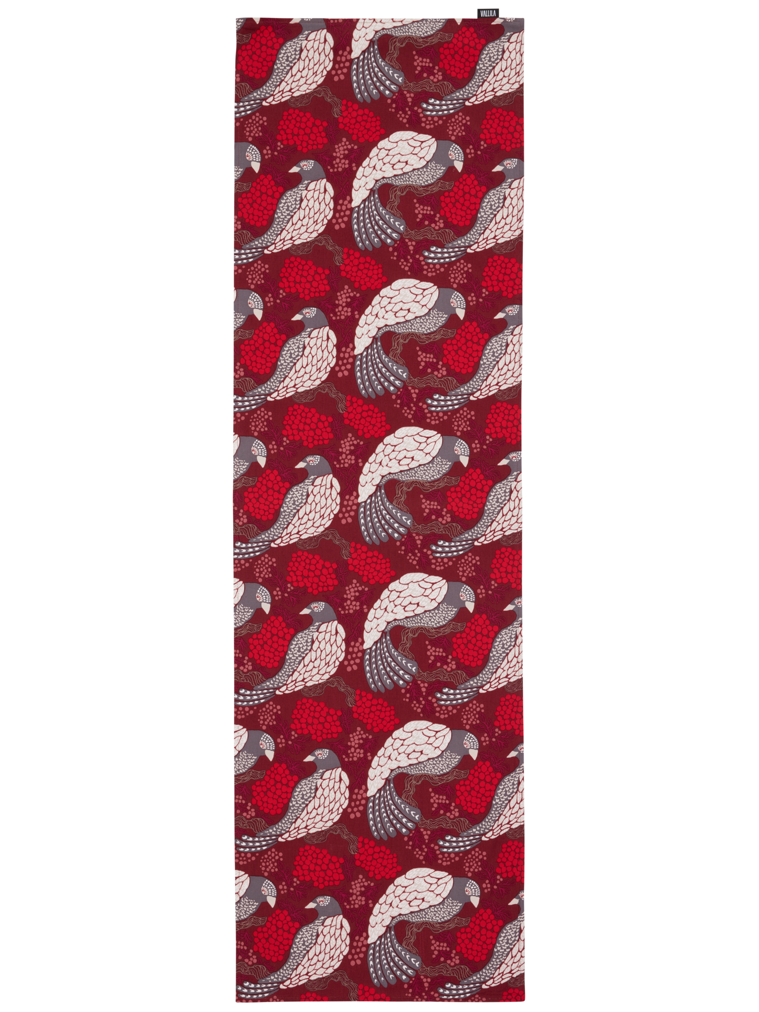109334-4800; Vallila Viserrys-kaitaliina Punainen / 40x150 cm 
