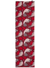109334-4800; Vallila Viserrys-kaitaliina Punainen / 40x150 cm 