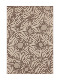 109068-1200; Vallila Stella-matto Taupe / 133x190 cm 