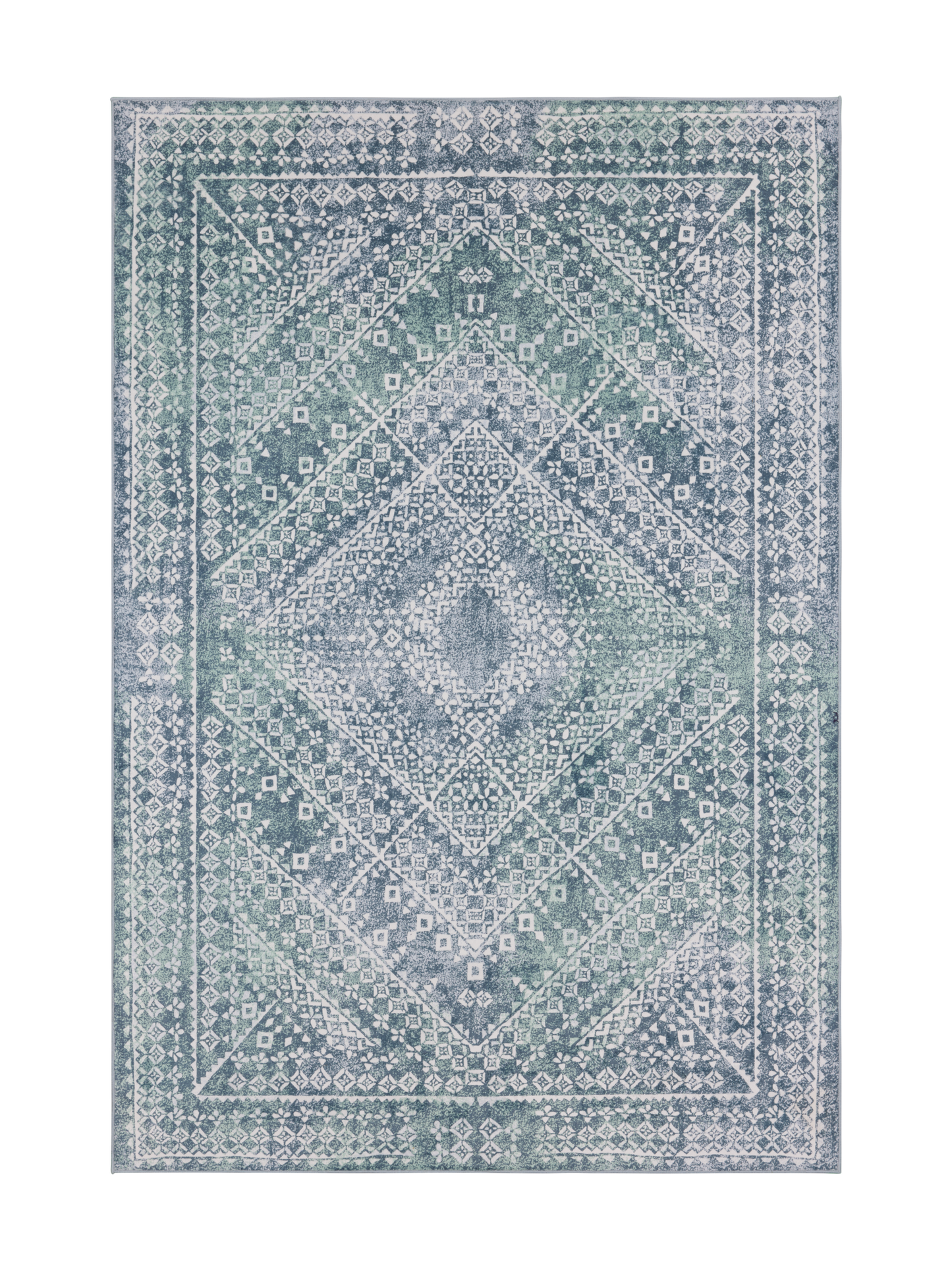 109107-7100; Vallila Traditio-matto Mintunvihreä / 200x300 cm 