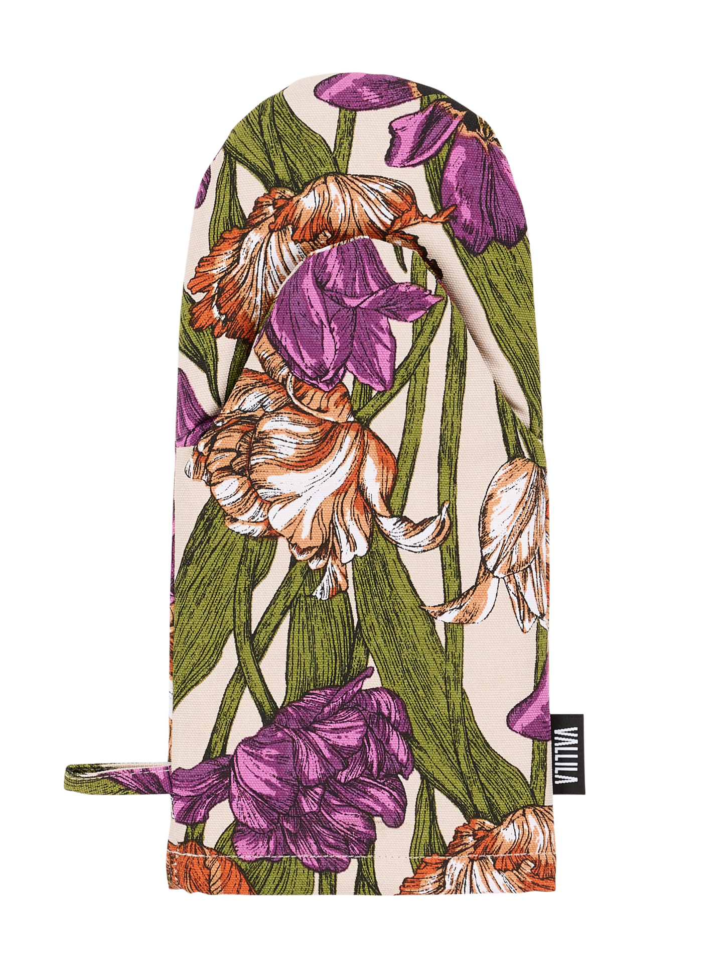 109316-3750; Vallila Kukoistus-patakinnas Terra-violetti / 15x34 cm 