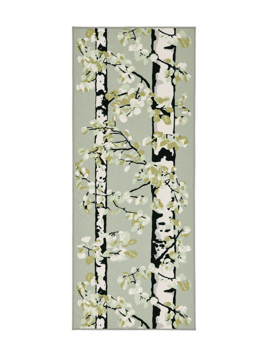 107015-7303; Vallila Luontopolku-käytävämatto Sammaleenvihreä / 80x150 cm 