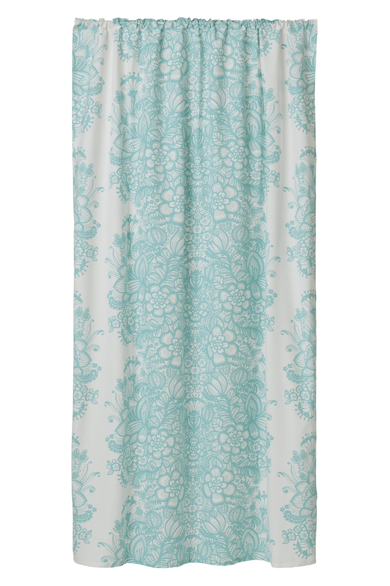 102081-6372; Vallila Vanilja-verho Turkoosi / 140x240 cm 