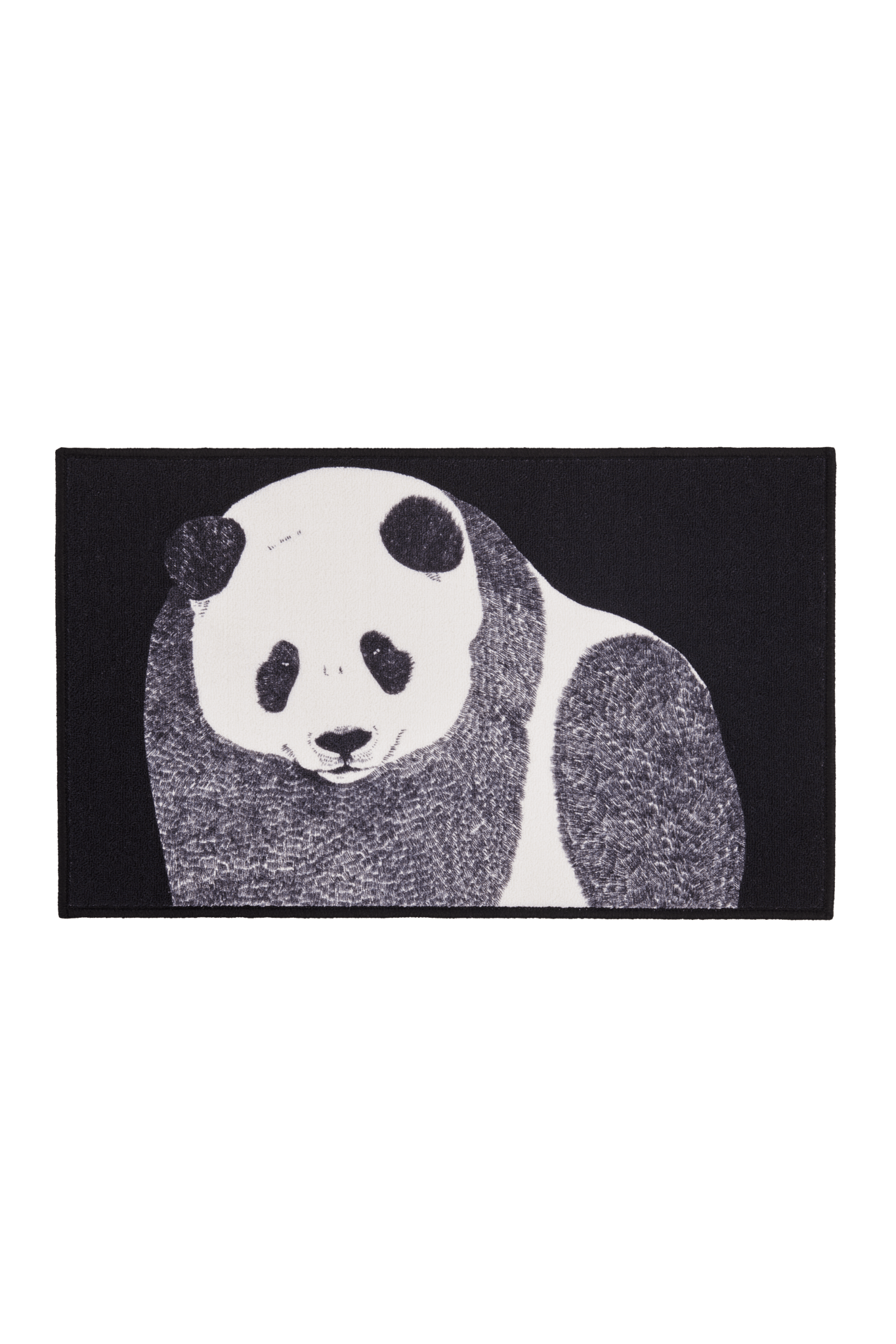 102297-01; Vallila Amos-kynnysmatto Musta / 50x80 cm 