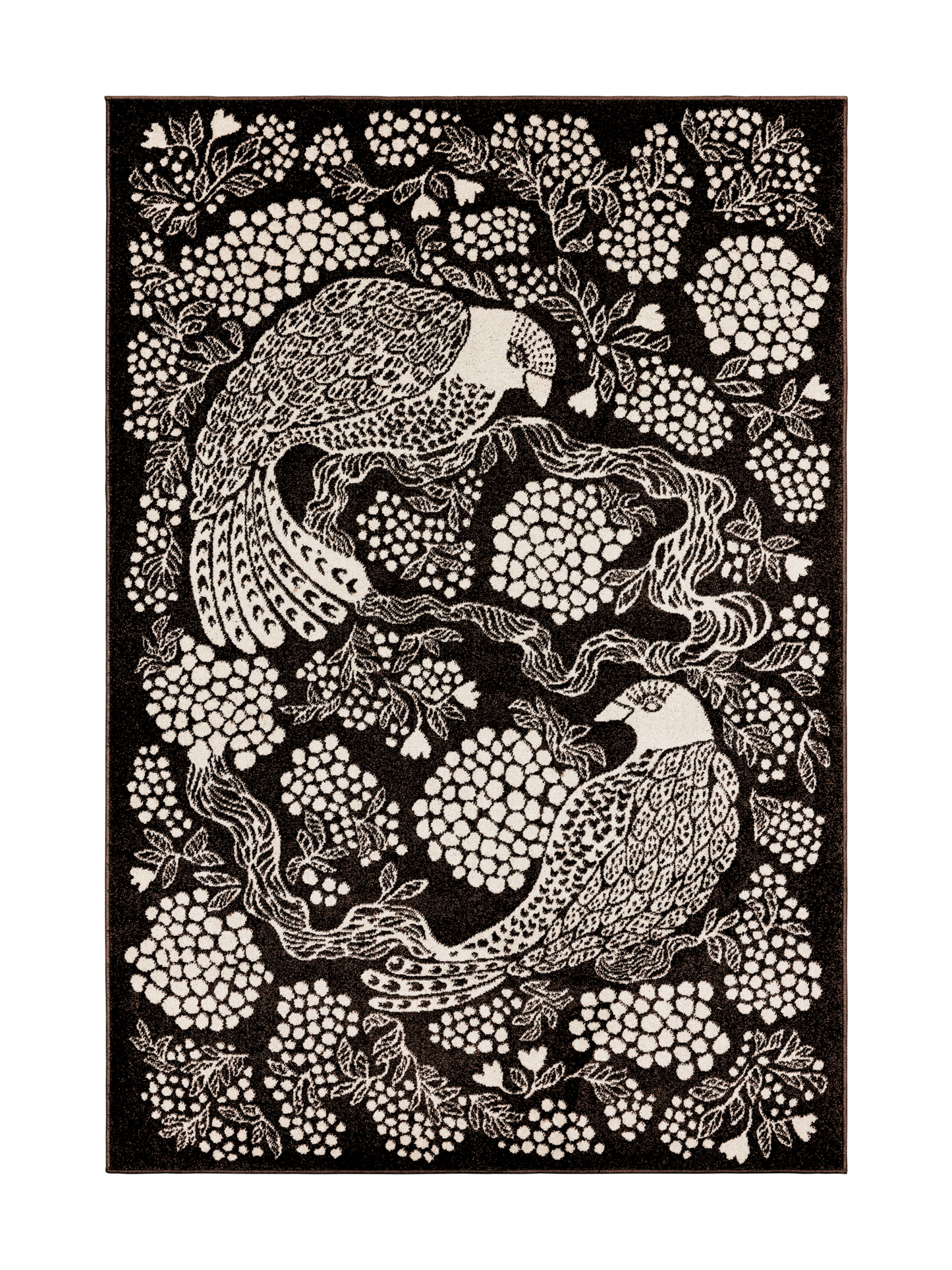 108775-9700; Vallila Viserrys-matto Tummanharmaa / 160x230 cm 