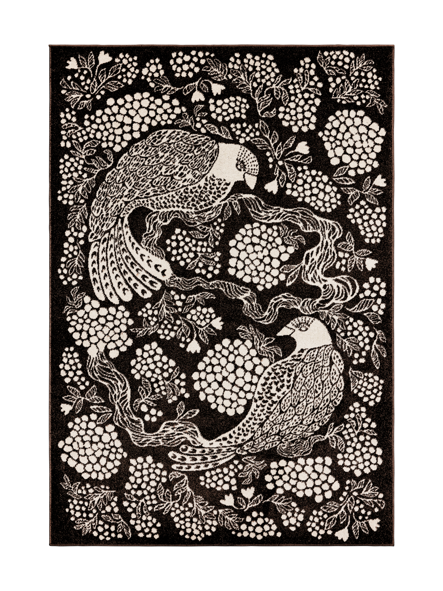 108775-9700; Vallila Viserrys-matto Tummanharmaa / 160x230 cm 