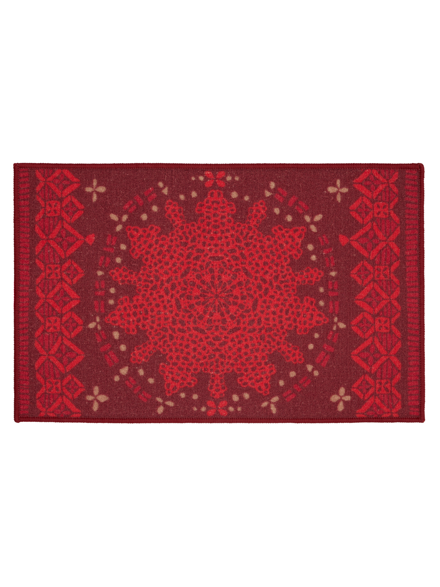 109349-4800; Vallila Elviira-kynnysmatto Punainen / 50x80 cm 
