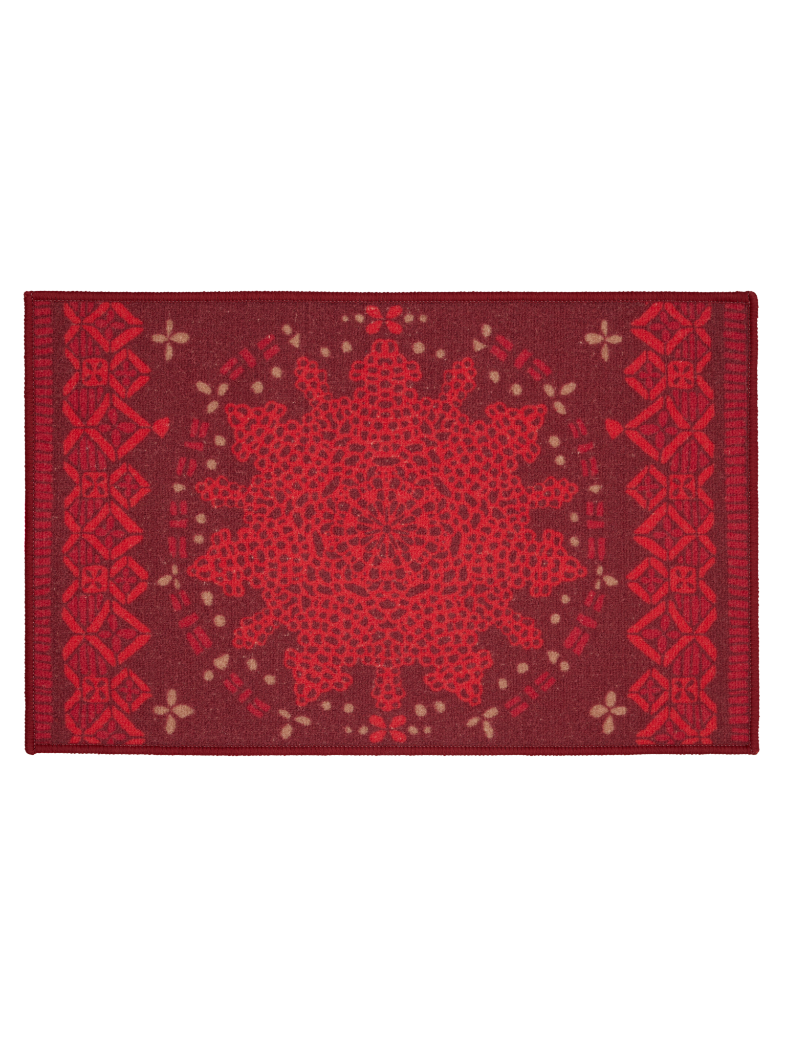 109349-4800; Vallila Elviira-kynnysmatto Punainen / 50x80 cm 