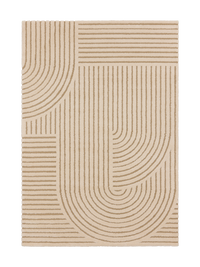 109121-1002; Vallila Kasvu-matto Beige-valkoinen / 160x230 cm 