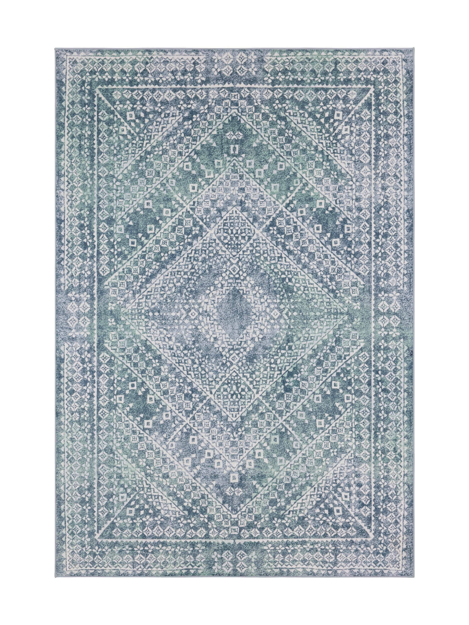 109106-7100; Vallila Traditio-matto Mintunvihreä / 160x230 cm 