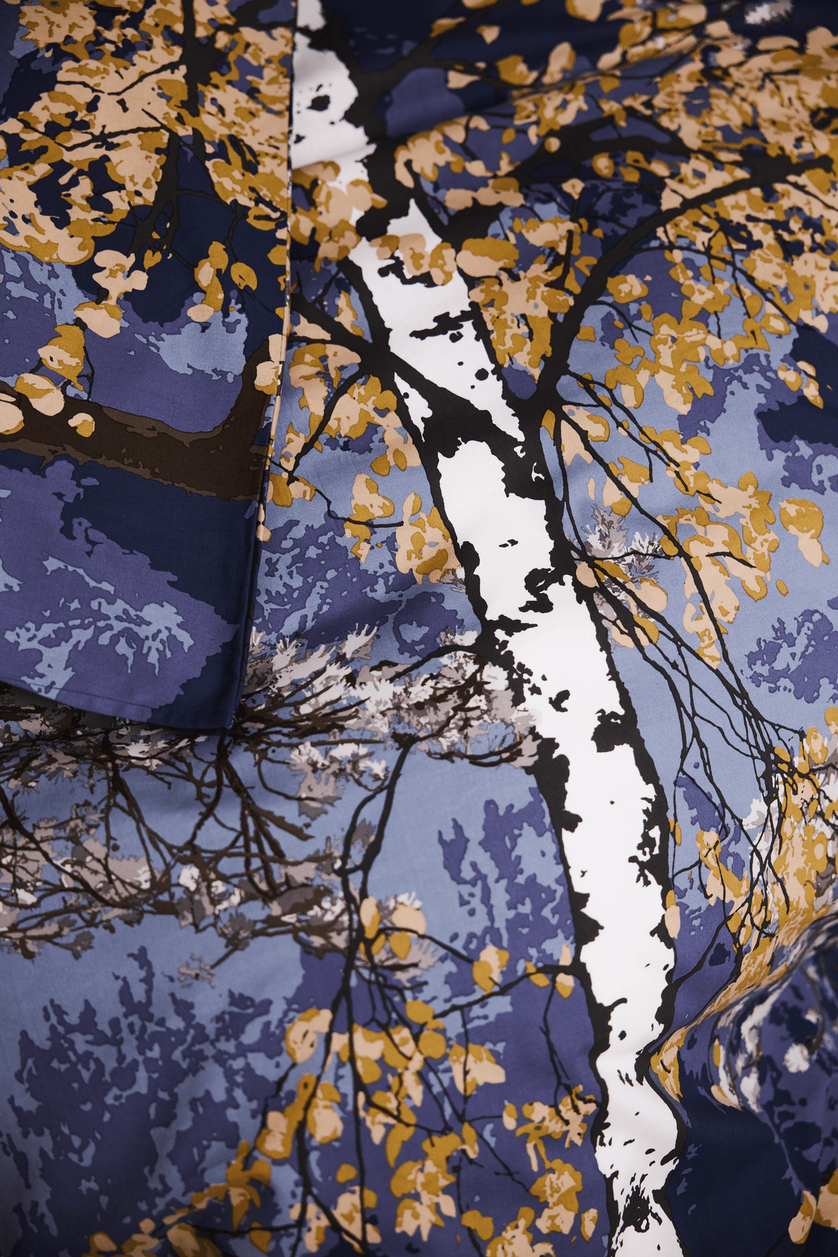 109424-6800_4; Vallila Retriitti-pussilakanasetti Tummansininen / 150x210 + 50x60 cm 