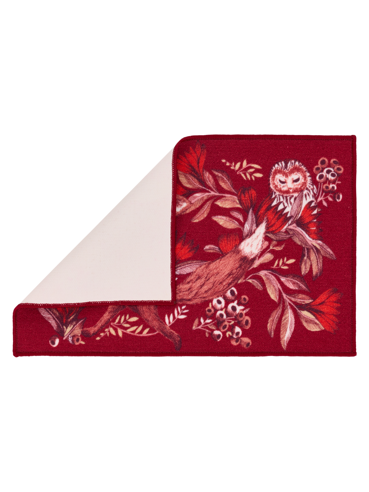 108998-4700_2; Vallila Fabula-kynnysmatto Punainen / 50x80 cm 