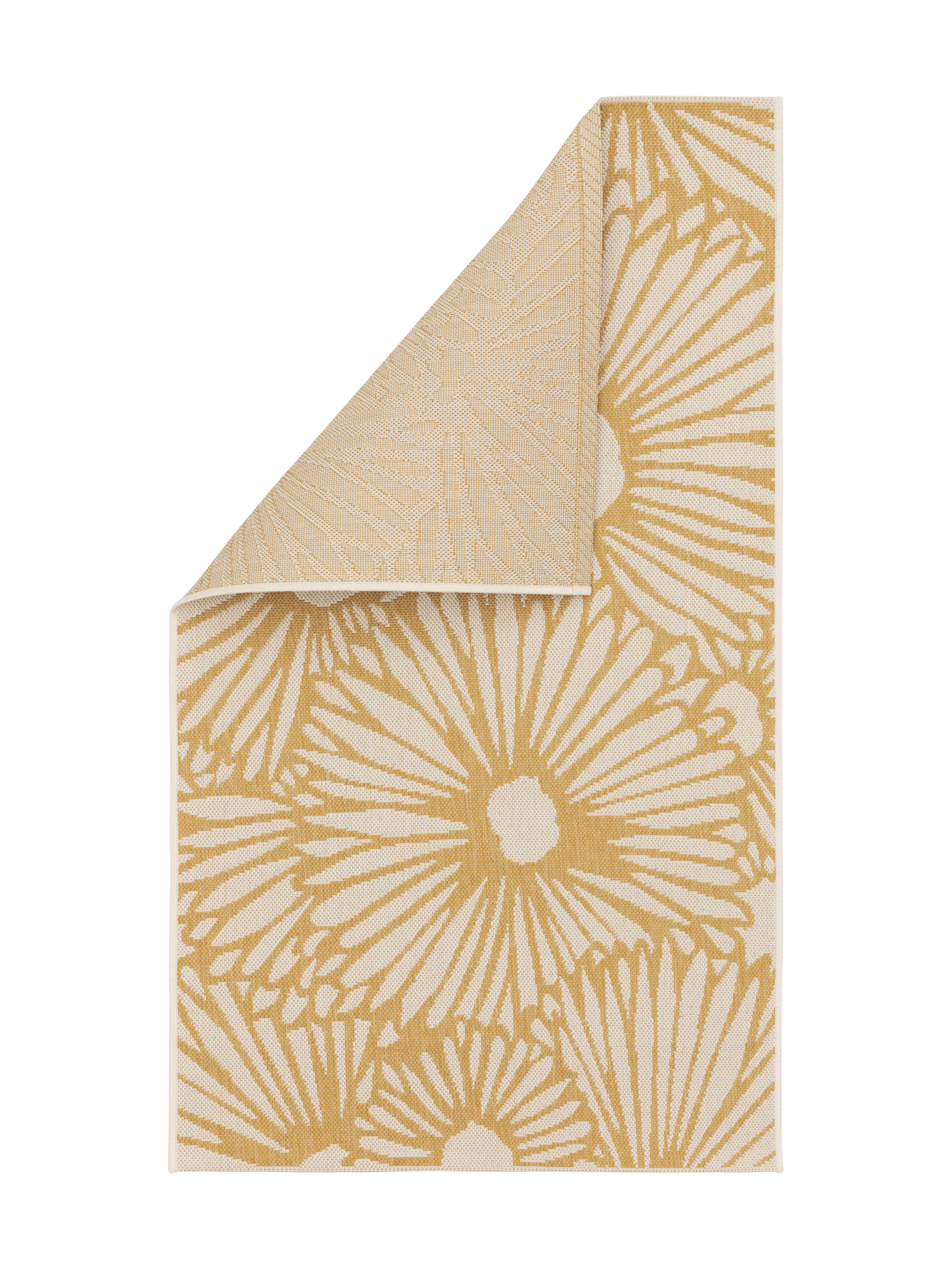 109065-2900_2; Vallila Stella-käytävämatto Keltainen / 100x150 cm 