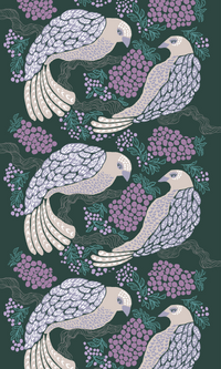 109144-7851; Vallila Viserrys pimentävä kangas 150 cm Vihreä-violetti / 150 cm 