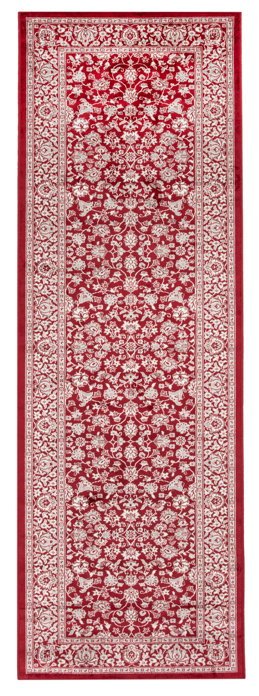 102198-36; Vallila Lydia-käytävämatto Punainen / 68x220 cm 