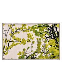 104545-02; Vallila Retriitti-kynnysmatto Vihreä / 50x80 cm 