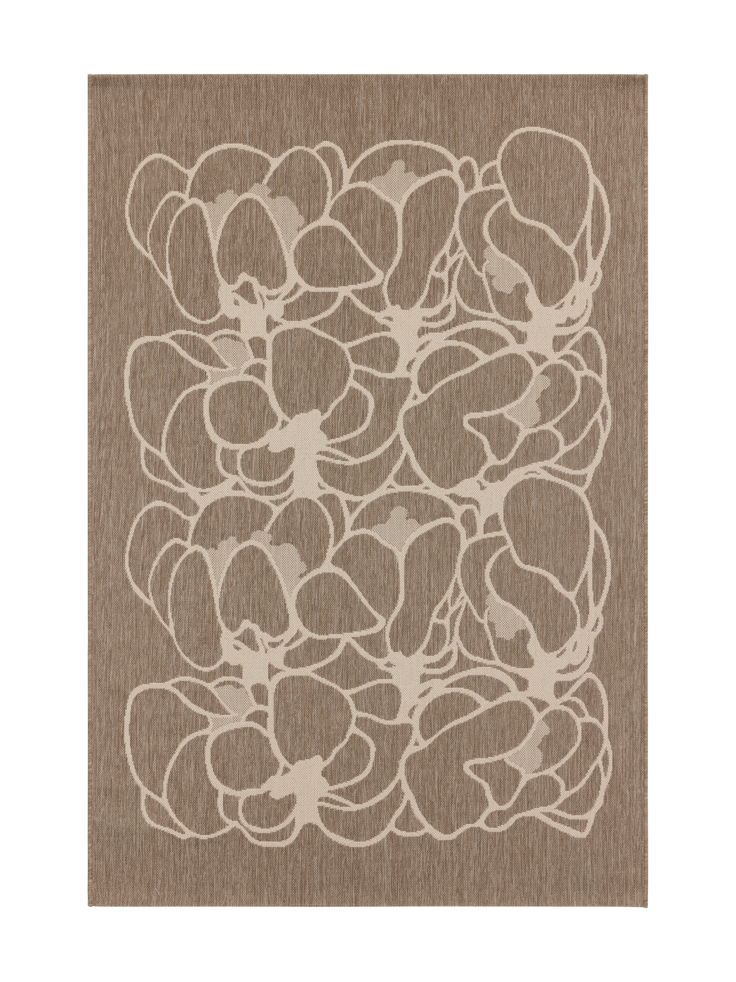 108297-1001; Vallila Makeba-matto Beige-valkoinen / 160x230 cm 