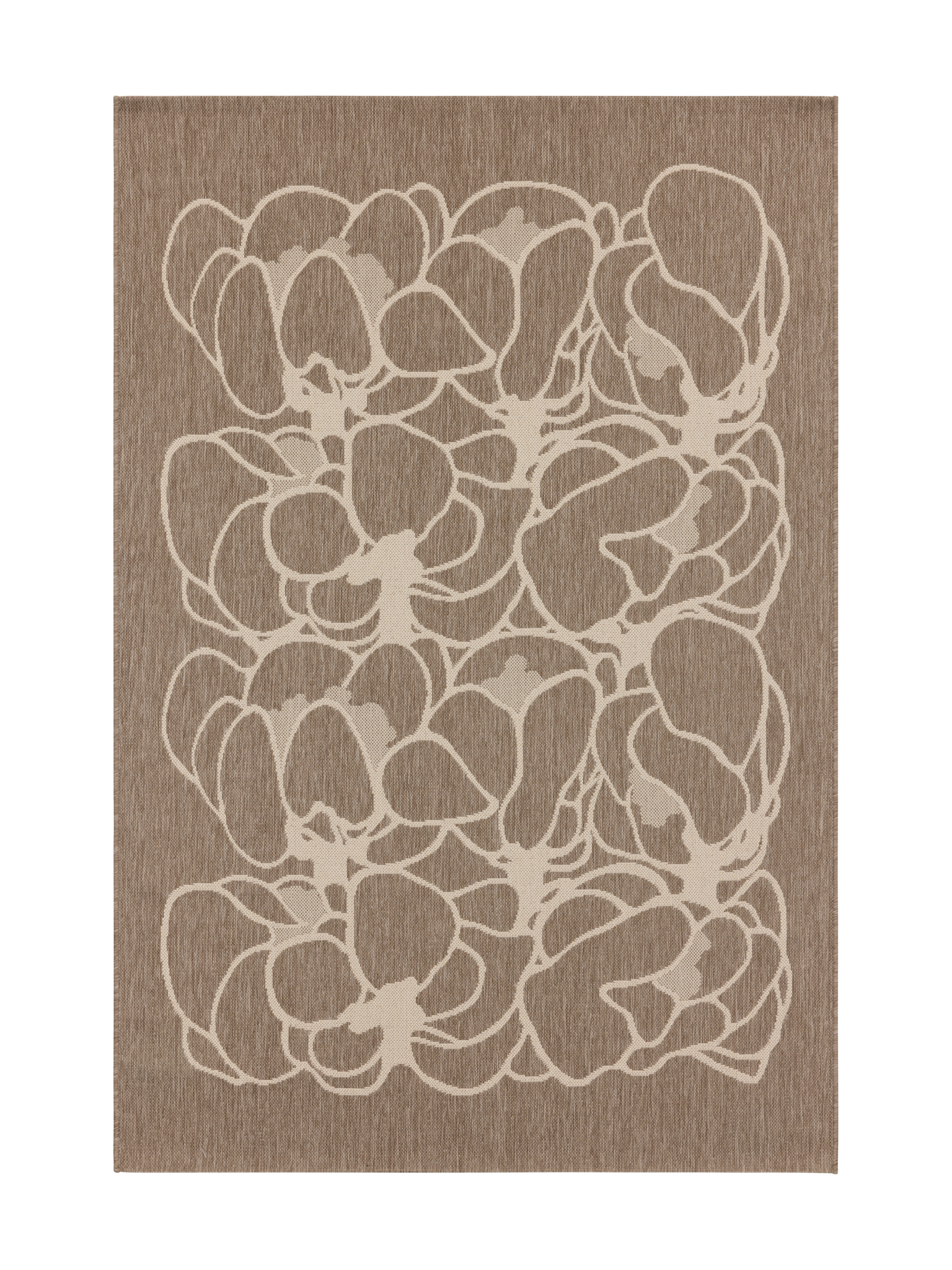 108297-1001; Vallila Makeba-matto Beige-valkoinen / 160x230 cm 