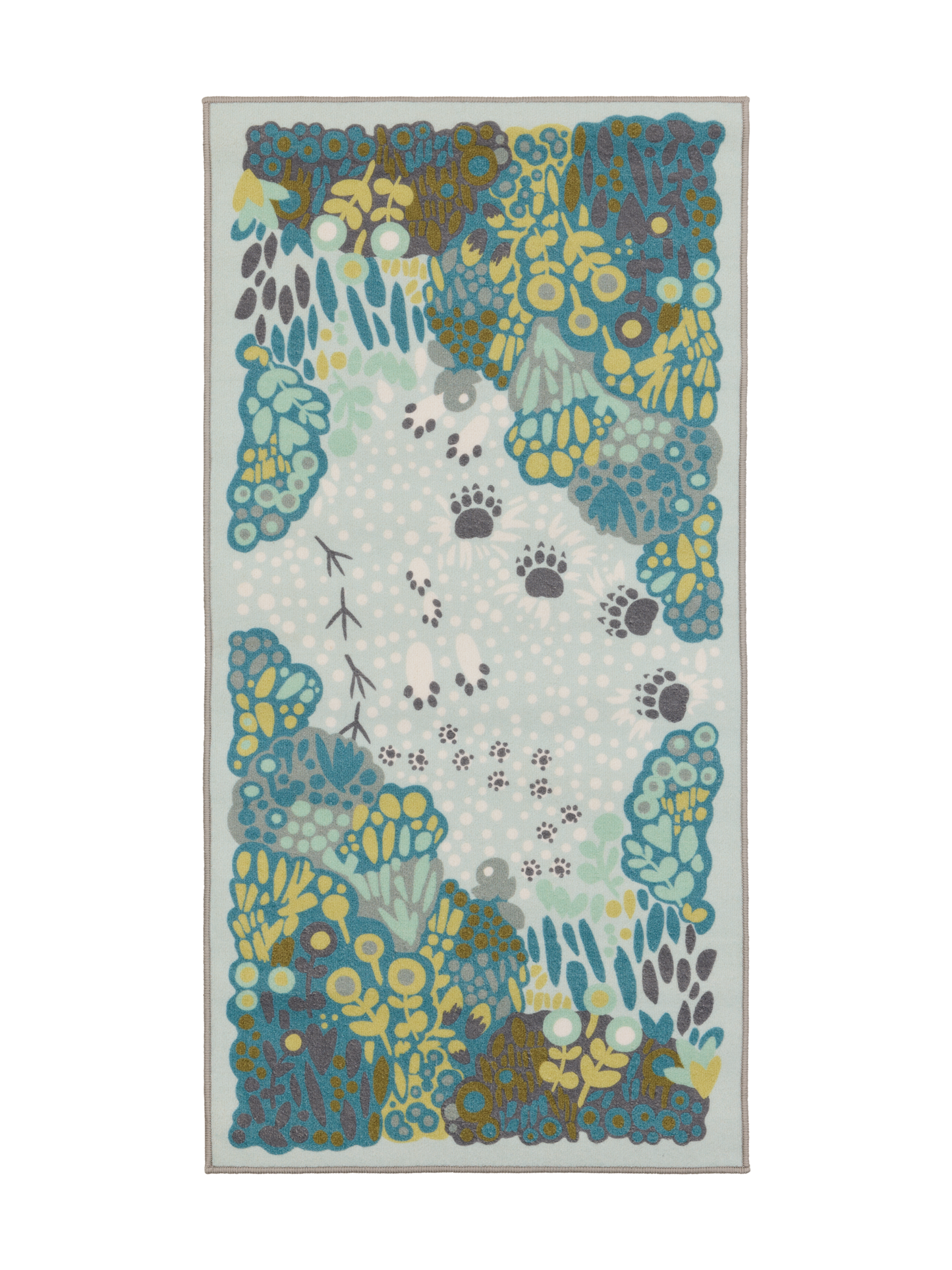 109099-7100; Vallila Tassuttelu-käytävämatto Mintunvihreä / 80x160 cm 