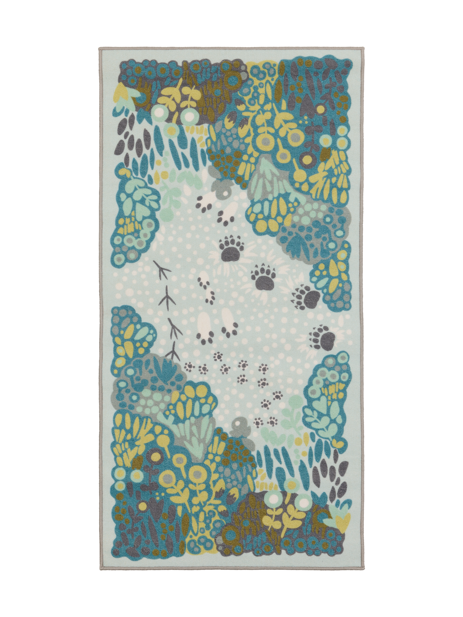 109099-7100; Vallila Tassuttelu-käytävämatto Mintunvihreä / 80x160 cm 