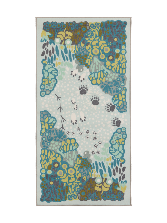 109099-7100; Vallila Tassuttelu-käytävämatto Mintunvihreä / 80x160 cm 