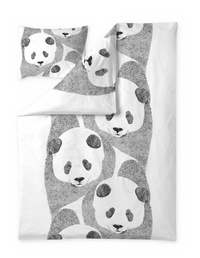 CT003671-3; Vallila Amos-pussilakanasetti Mustavalkoinen / 150x210 cm 