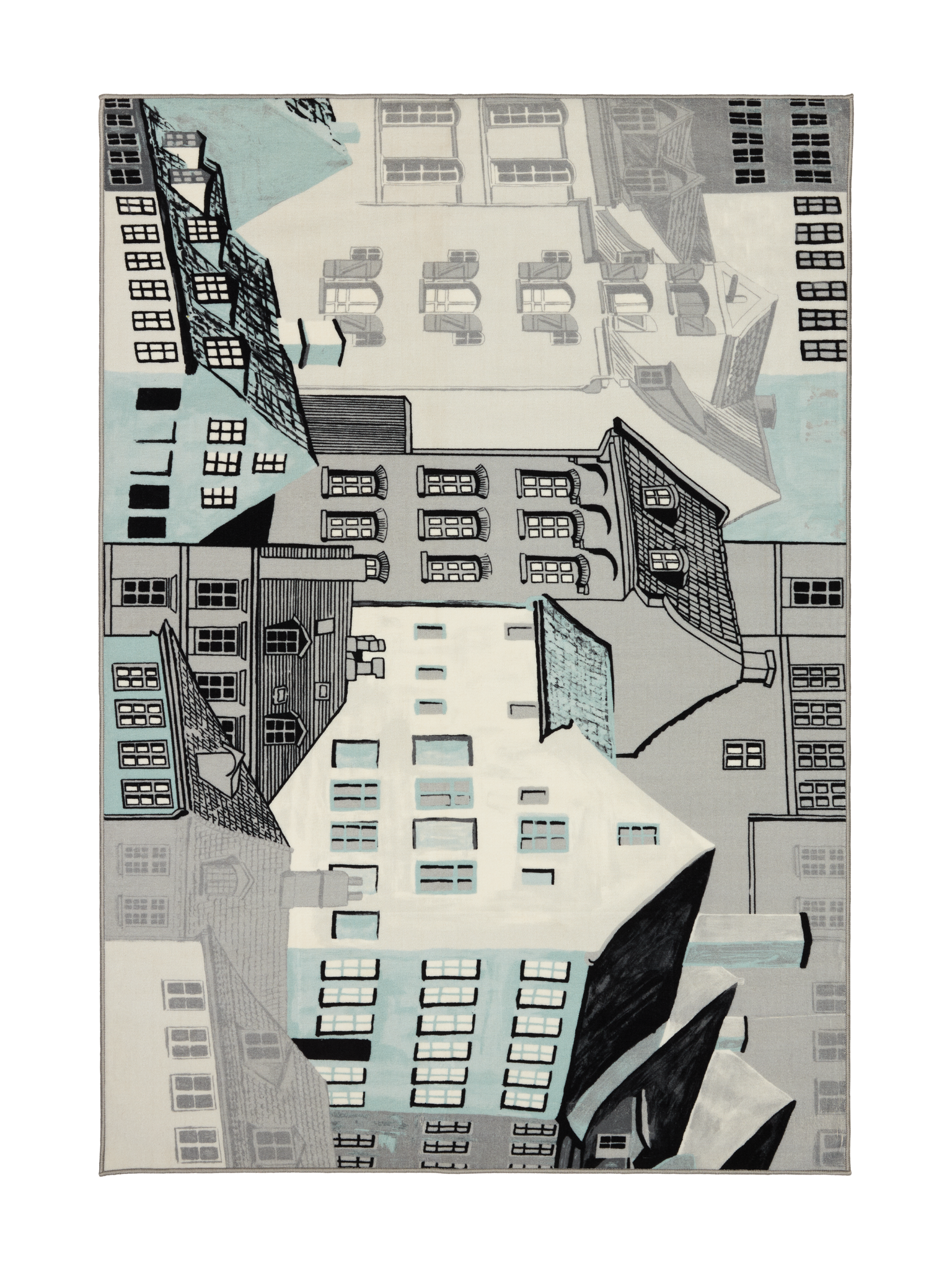 108591-6370; Vallila Kobenhavn-matto Mintunvihreä / 160x230 cm 