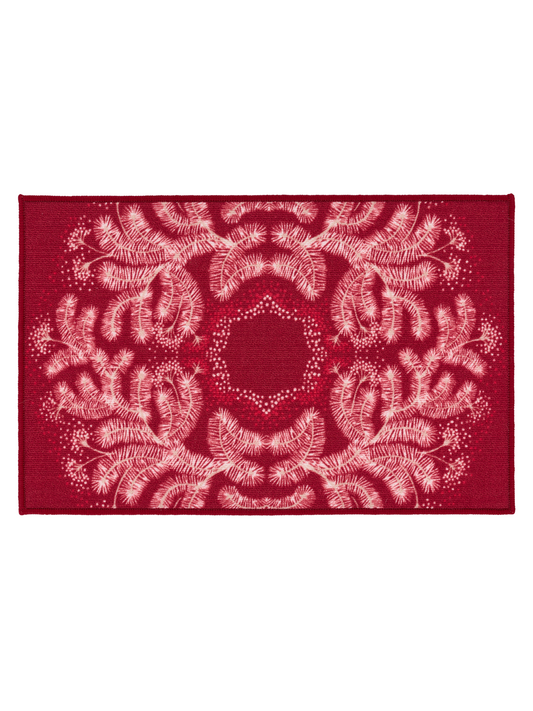 108735-4700; Vallila Havunen-kynnysmatto Punainen / 50x80 cm