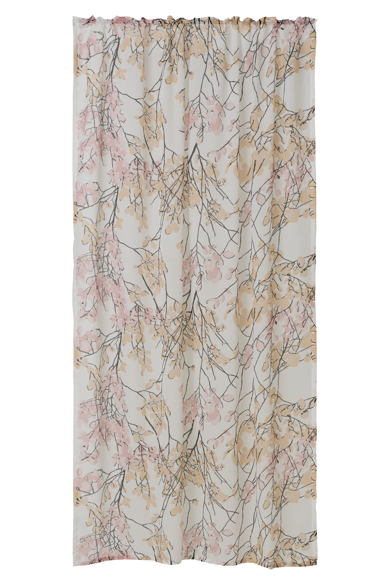 109017-4130; Vallila Lehtisade-valoverho Pinkki / 140x240 cm 