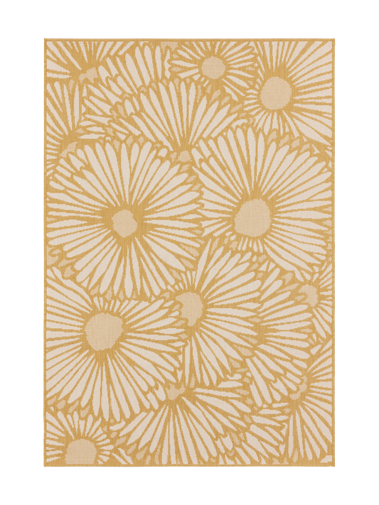 109068-2900; Vallila Stella-matto Keltainen / 133x190 cm 