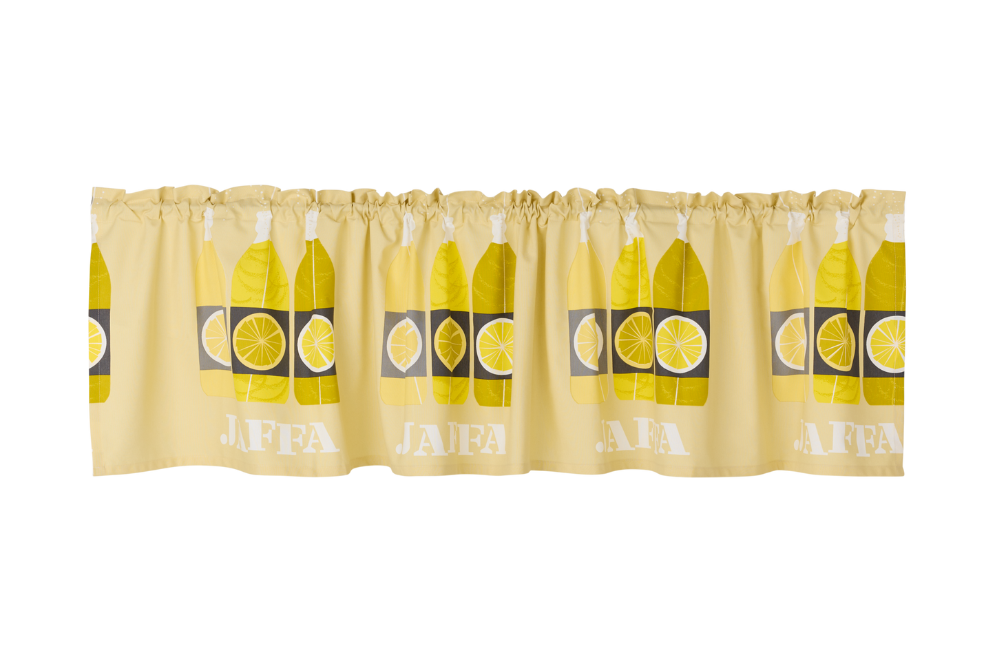 106795-2100; Vallila Jaffa-verhokappa Keltainen / 60x250 cm 