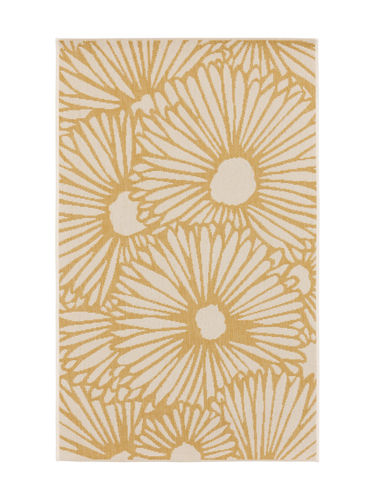 109065-2900; Vallila Stella-käytävämatto Keltainen / 100x150 cm 