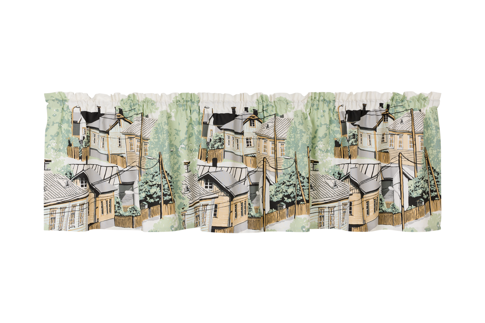 109024-7100; Vallila Naapurusto-verhokappa Mintunvihreä / 60x250 cm 