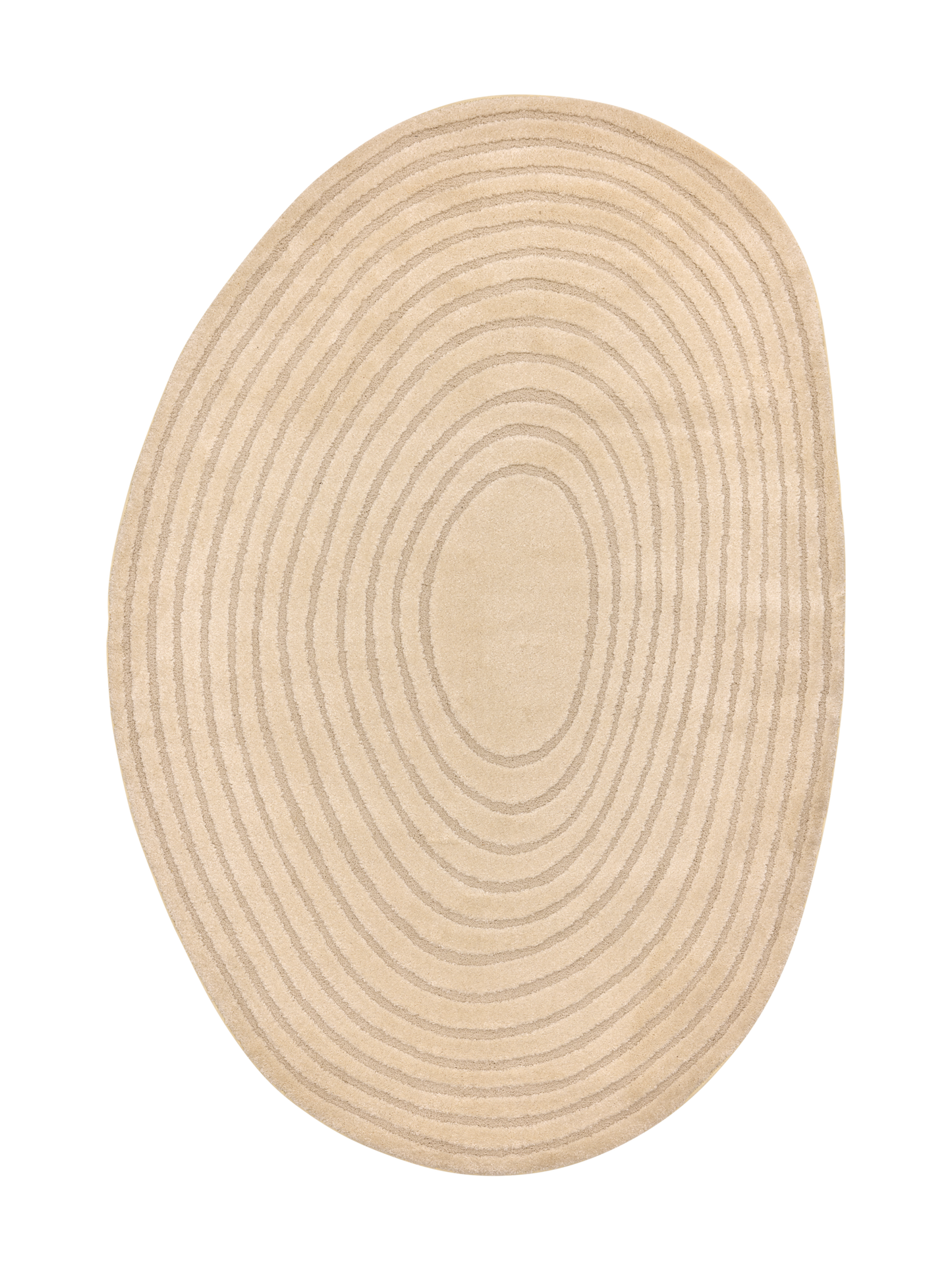 109120-0001; Vallila Vuosirenkaat-matto Valkoinen / Ø160x229 cm 