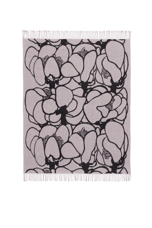 107059-01; Vallila Makeba-huopa Harmaa / 125x170 cm 