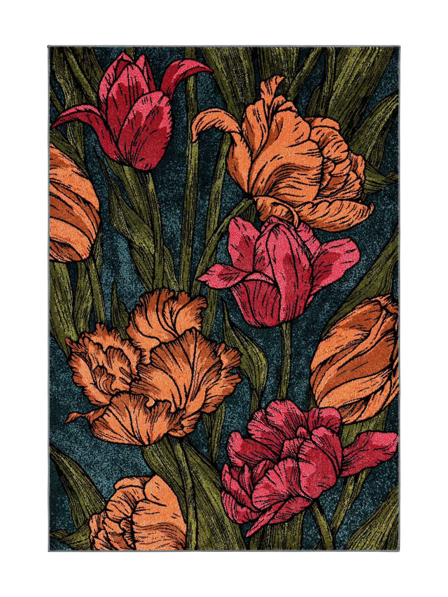 109113-8000; Vallila Kukoistus-matto Monivärinen / 160x230 cm 